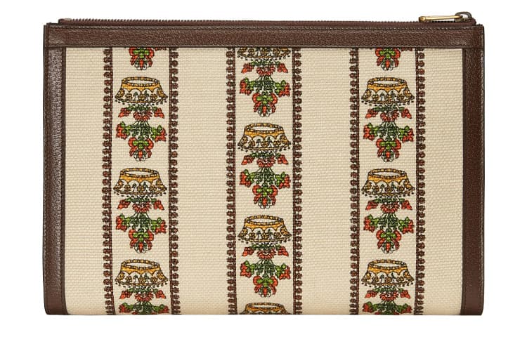 Сумка Gucci 100th Anniversary Logo Clutch Ivory/Brown - изображение 3