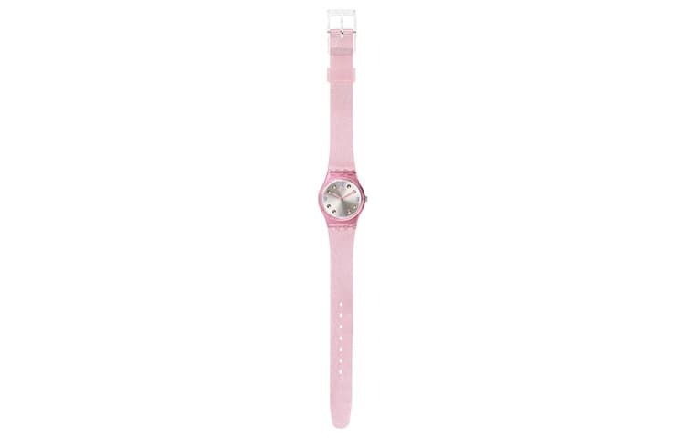 Часы Swatch Quartz Механизм Женские часы 25 мм Серебряный - изображение 4