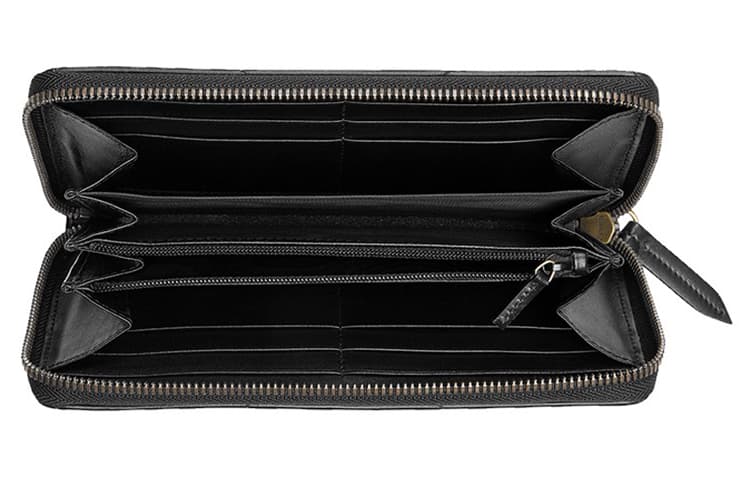Кошелек Gucci GG Marmont Long Zip Wallet Black - изображение 3