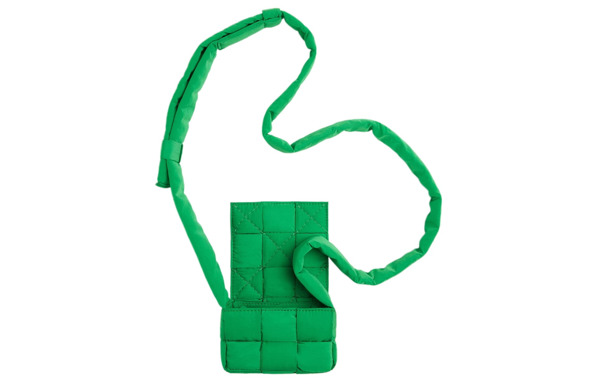 Сумка через плечо Bottega Veneta Cassette Mini Green - изображение 3