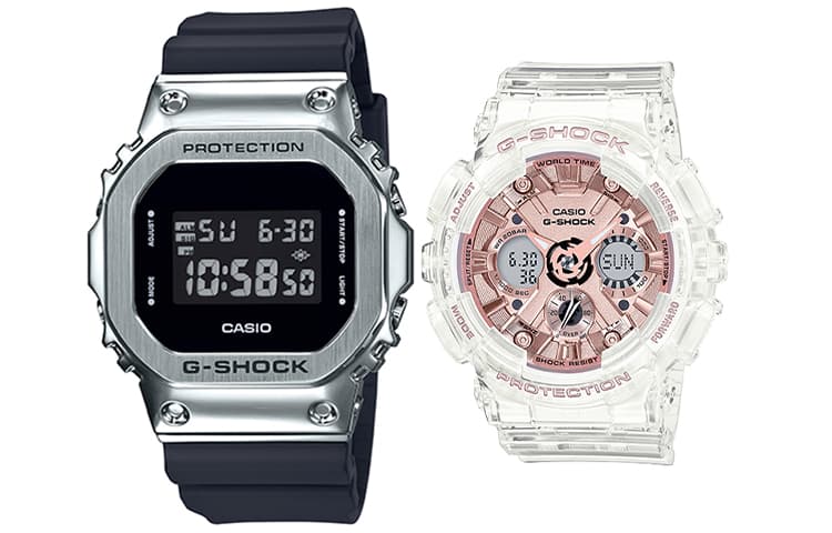 Часы CASIO G-SHOCK GM-5600-1+GMA-S120SR-7AER - изображение 1