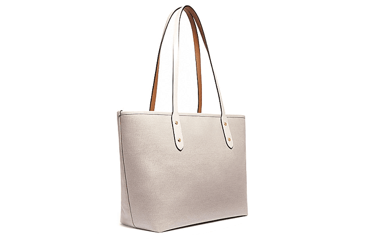Мини-сумка COACH City Zip Tote 30 White - изображение 2