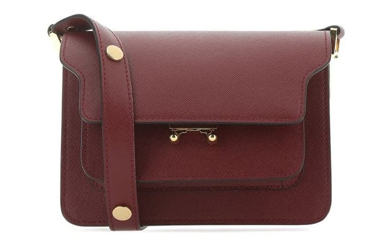 Сумка через плечо Marni Crossbody Bag Burgundy - изображение 1