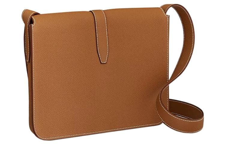 Сумка через плечо HERMES Steve Light Junior 37 Gold Togo - изображение 3