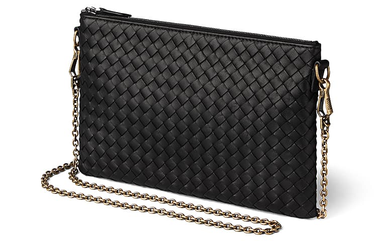 Сумка через плечо Bottega Veneta BV Woven Chain Bag Black - изображение 2