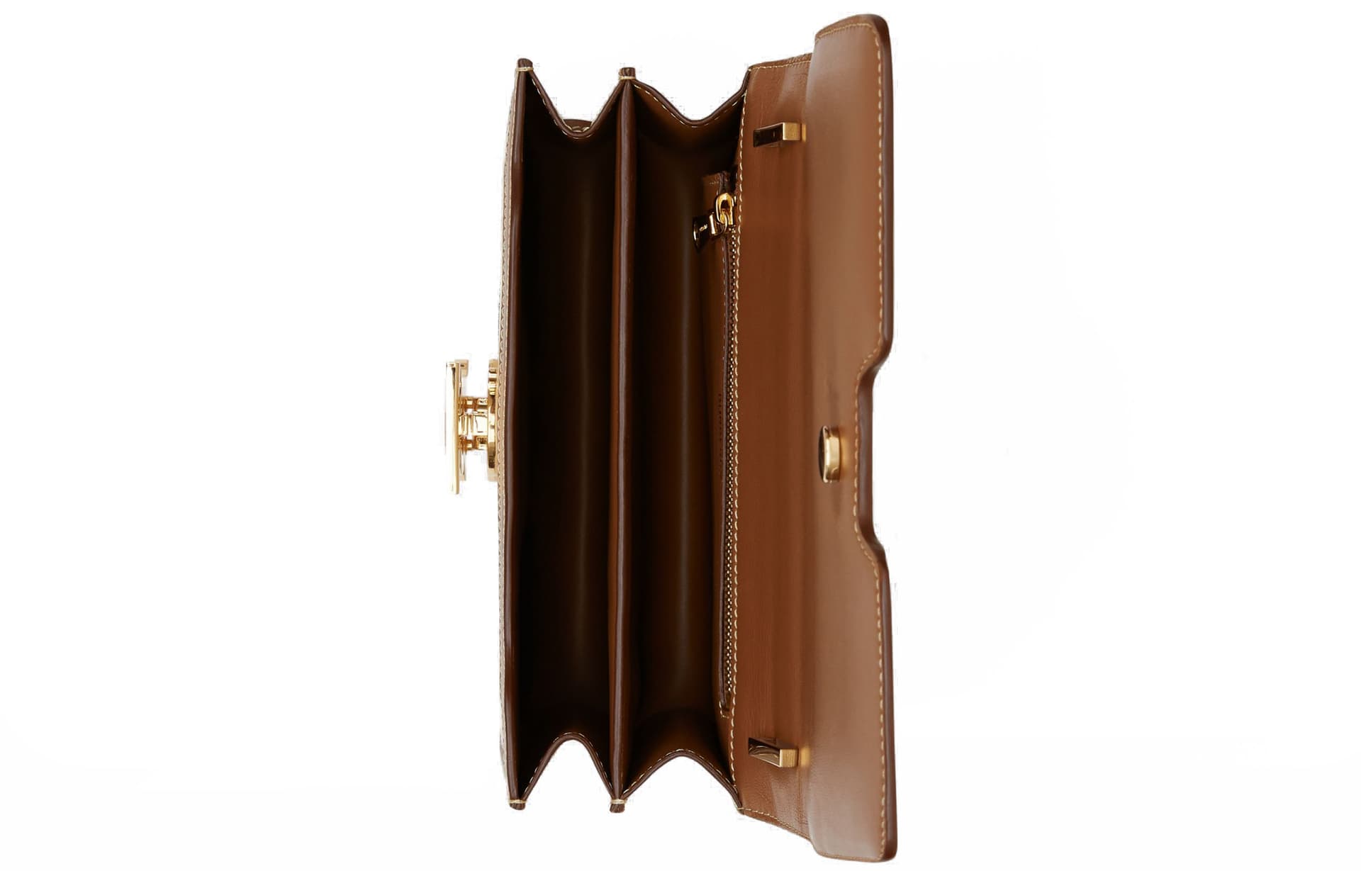 Сумка через плечо Burberry TB Metal Buckle Messenger Bag Small Natural Malt Brown - изображение 5