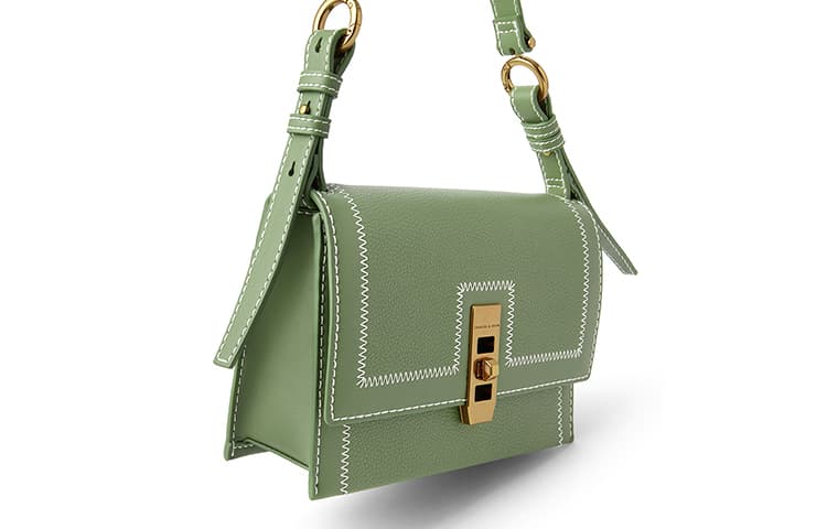 Мини-сумка CHARLESKEITH ck IvorySage GreenBlackChocolate - изображение 3