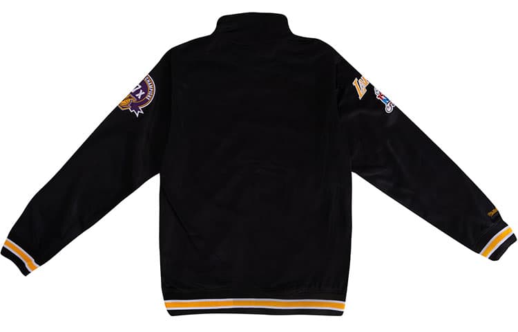 Куртка Mitchell & Ness NBA Lakers Warm-Up Jacket Black - изображение 2