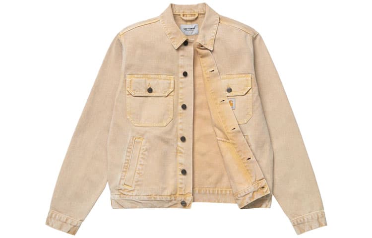 Джинсовая куртка Carhartt WIP SS21 Denim Jacket Khaki - изображение 3