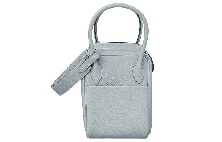 Сумка HERMES Lindy 26 Clemence08 Bleu Pale - изображение 3