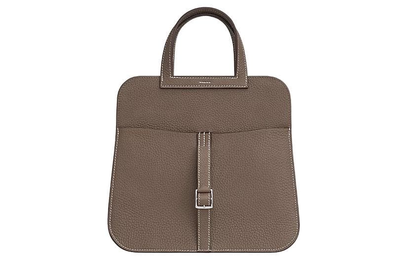 Сумка HERMES Halzan 25 Clemence 18 Etoupe - изображение 2