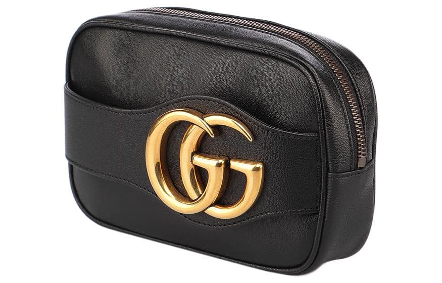 Сумка Gucci Black Logo Clutch - изображение 3