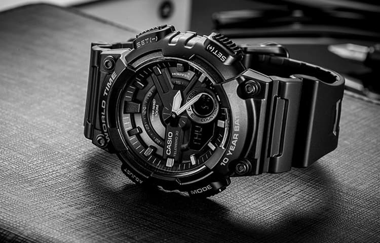Часы CASIO YOUTH STANDARD 52.2*48.2mm AEQ-110W-1B - изображение 3