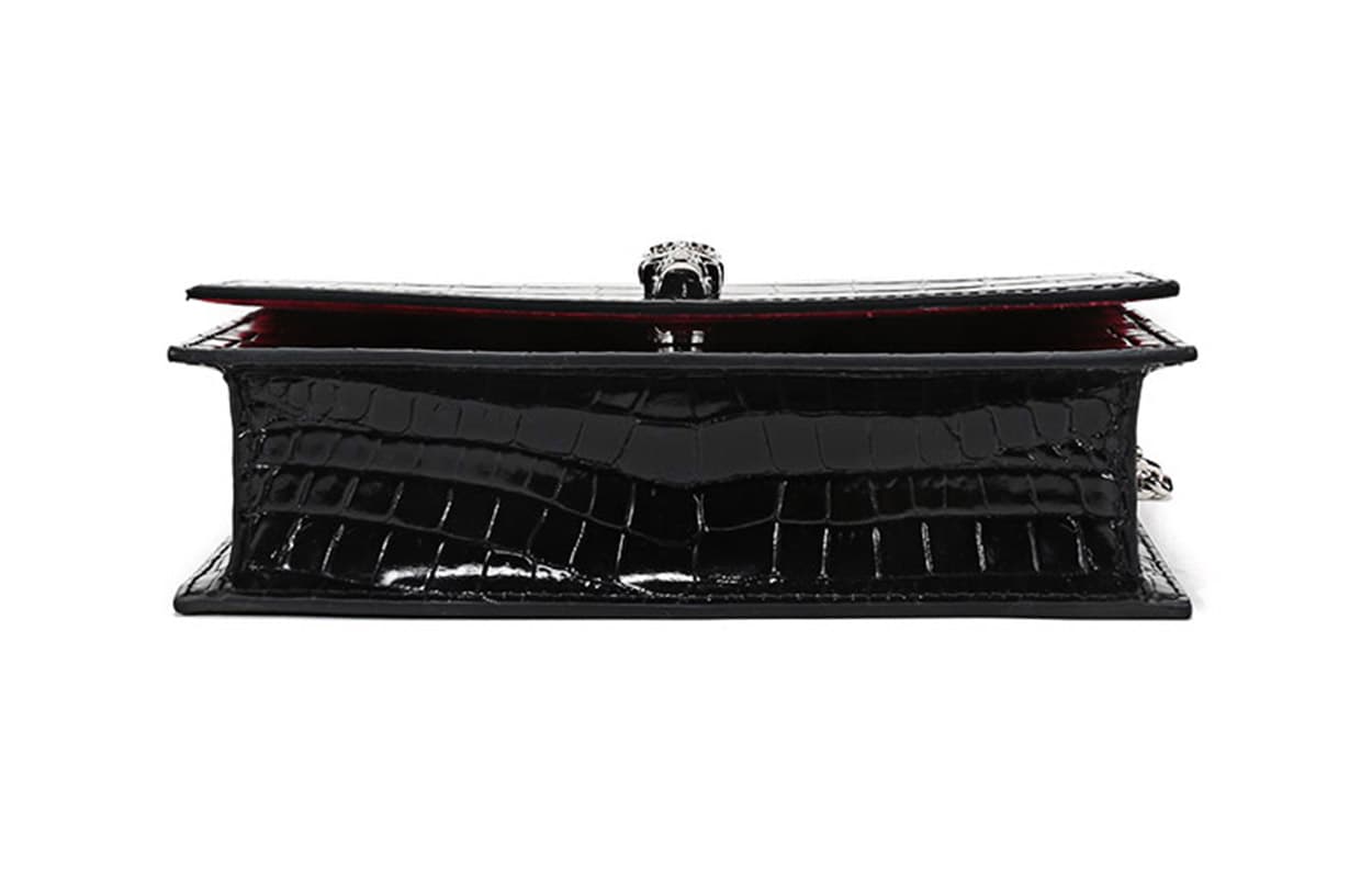 Мини-сумка Alexander McQueen Chain Leather Clutch Small Black - изображение 5