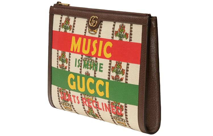 Сумка Gucci 100th Anniversary Logo Clutch Ivory/Brown - изображение 2