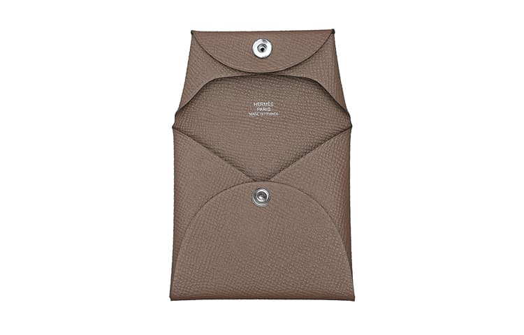 Портмоне HERMES Bastia Epsom 18 Etoupe - изображение 5