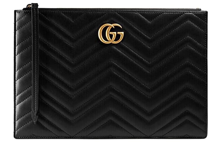 Сумка Gucci GG Marmont Clutch Black - изображение 1
