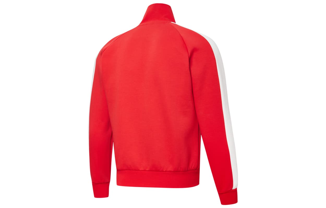 Куртка PUMA Logo Zip Knit Jacket Red - изображение 2