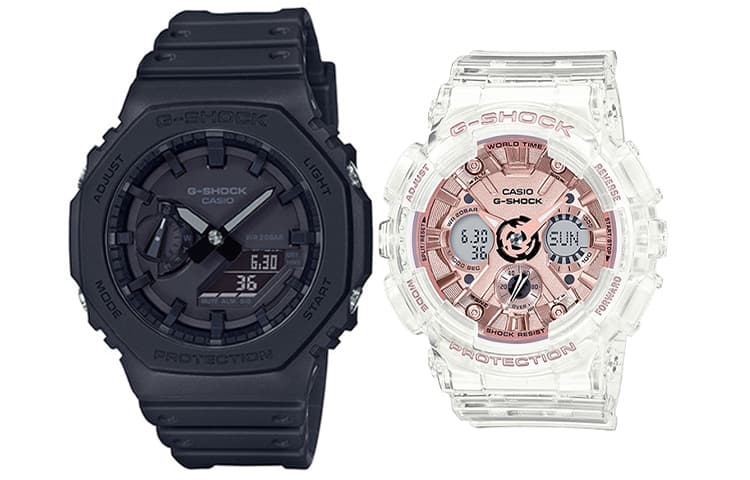 Часы CASIO G-SHOCK GA-2100-1A1+GMA-S120SR-7AER - изображение 1