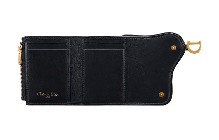 Кошелек Dior Saddle Denim Blue - изображение 5
