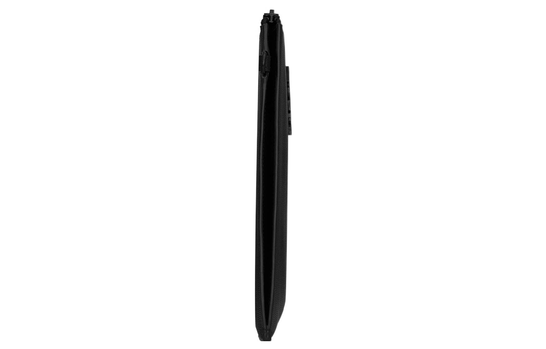 Сумка Saint Laurent Zip Grain Leather Clutch Black - изображение 3