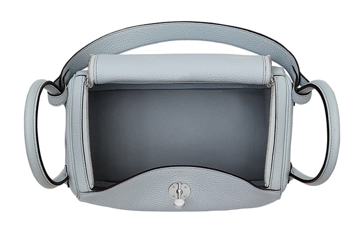 Сумка HERMES Lindy 26 Clemence08 Bleu Pale - изображение 4