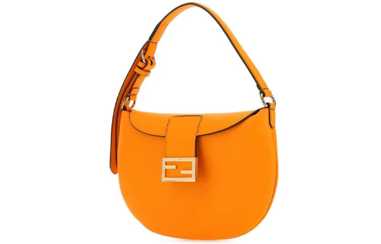Мини-сумка Fendi Croissant Orange - изображение 2