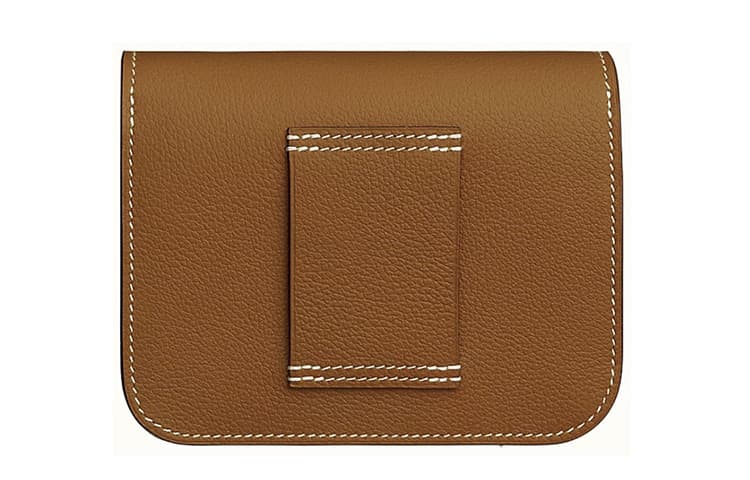 Поясная сумка HERMES Constance Slim Evercolor 37 Gold - изображение 2