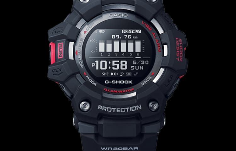 Часы CASIO G-SQUAD G-SHOCK LED GBD-100-1 - изображение 4
