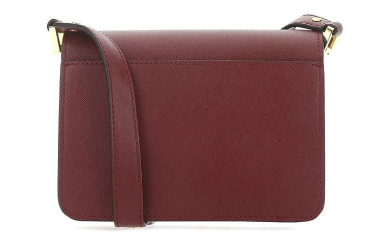 Сумка через плечо Marni Crossbody Bag Burgundy - изображение 3