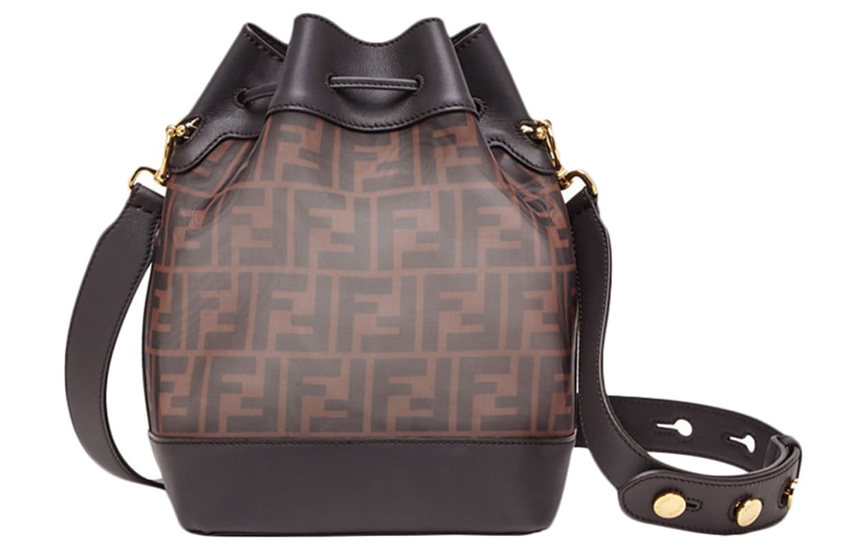 Сумка через плечо Fendi Mon Tresor Brown - изображение 3