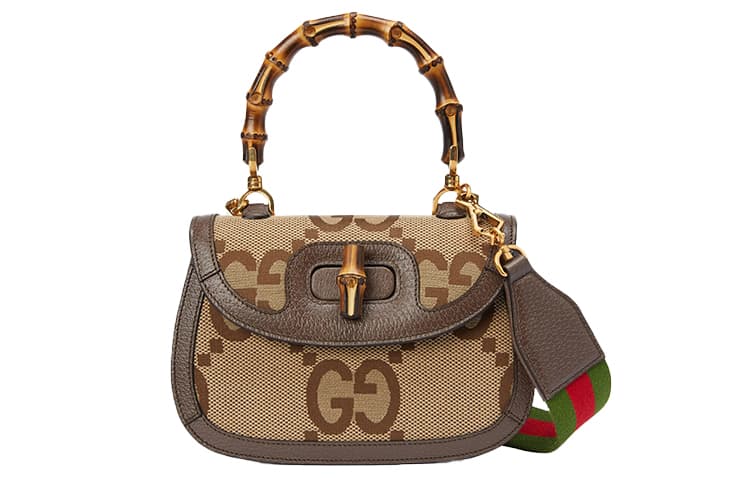 Сумка GUCCI Bamboo 1947 Jumbo GLogo - изображение 1