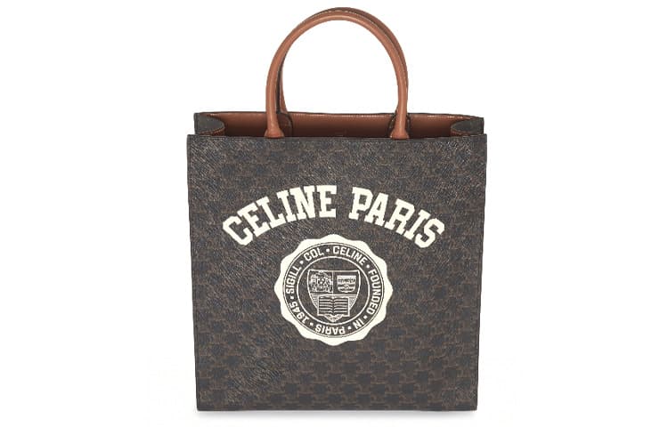 Сумка CELINE Triomphe Canvas Bag Brown - изображение 4