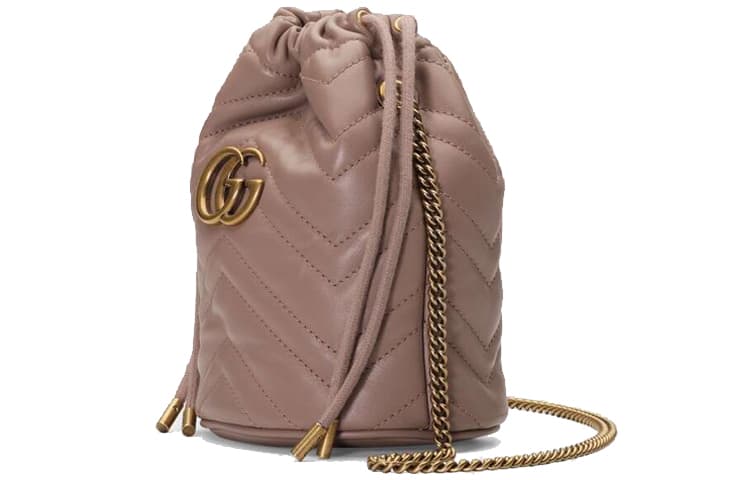 Сумка через плечо Gucci GG Marmont Mini Bucket Bag - изображение 3
