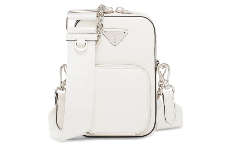Сумка через плечо Prada Saffiano Mini Bag White - изображение 1