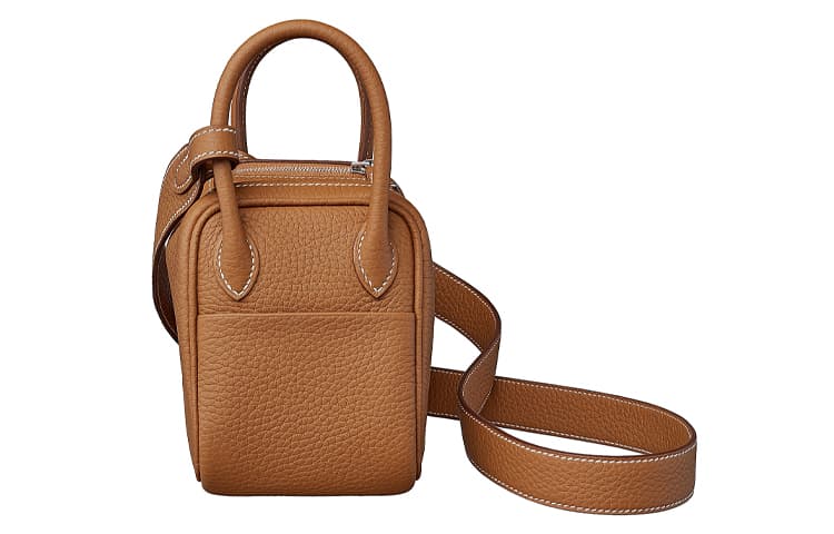 Сумка через плечо HERMES Lindy 19 Taurillon Clemence 37 Gold - изображение 2
