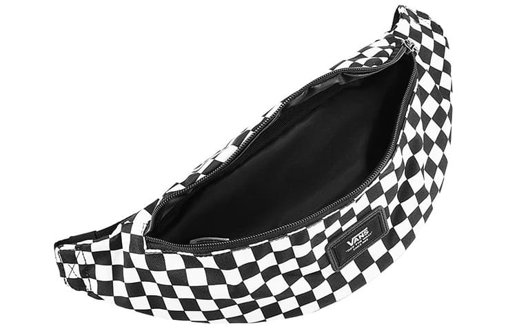 Поясная сумка Vans Classic Checkerboard Crossbody Bag Black White - изображение 3