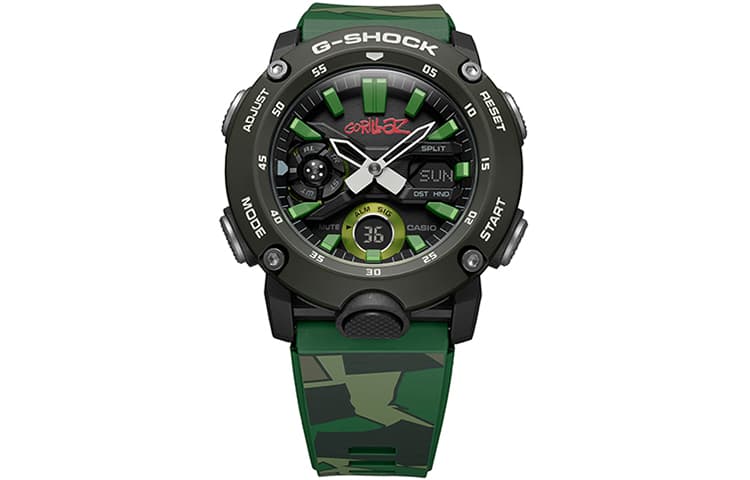 Часы CASIO G-SHOCK X Gorillaz 200 GA-2000GZ-3APR - изображение 3