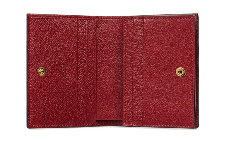 Картхолдер Gucci Floral Logo Stripe Wallet - изображение 4