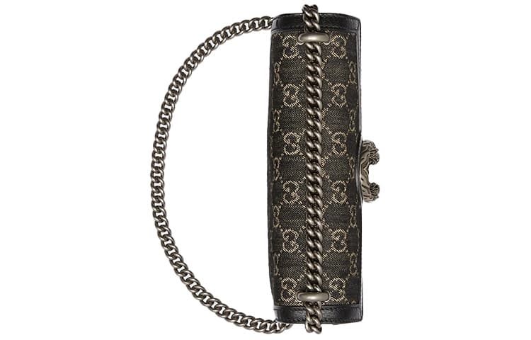 Мини-сумка Gucci Dionysus Denim Small Shoulder Bag Black - изображение 5