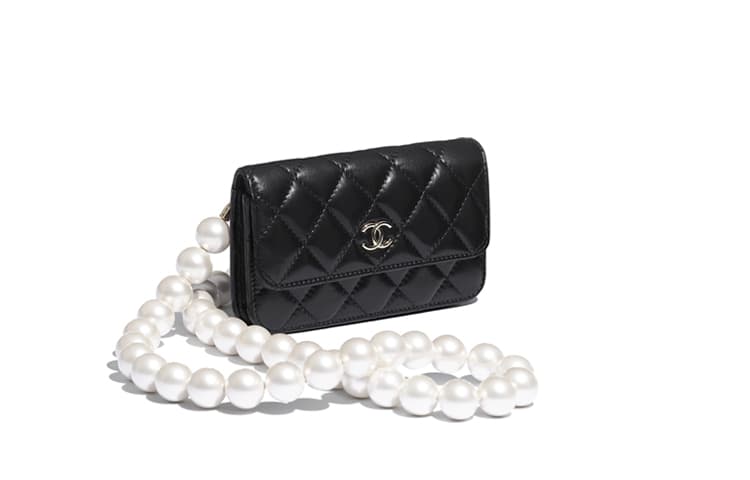Мини-сумка Chanel Lambskin Shoulder Bag Black - изображение 3