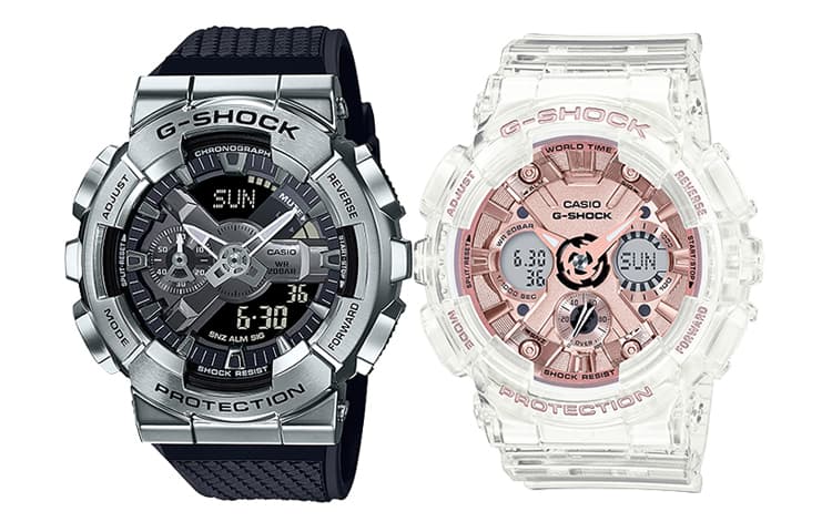 Часы Casio G-Shock GM-110-1A + Baby-G GMA-S120SR-7AER - изображение 1