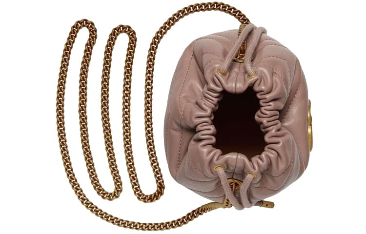 Сумка через плечо Gucci GG Marmont Mini Bucket Bag - изображение 5