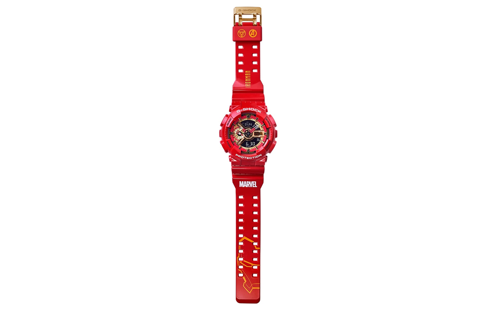 Часы G-SHOCKX MARVEL GA-110IRONMAN-4PR - изображение 3