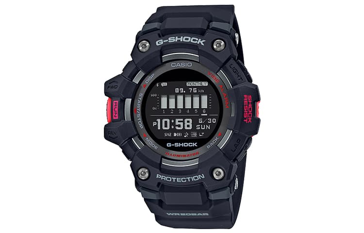 Часы CASIO G-SQUAD G-SHOCK LED GBD-100-1 - изображение 1