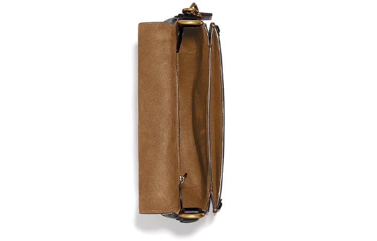 Сумка через плечо COACH Beat Saddle Bag Black - изображение 3