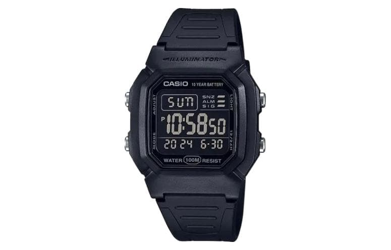 Часы CASIO EDIFICE 100m 44.2*36.8mm W-800H-1B - изображение 1
