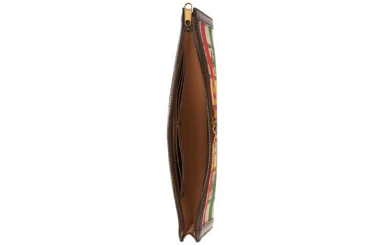 Сумка Gucci 100th Anniversary Logo Clutch Ivory/Brown - изображение 6