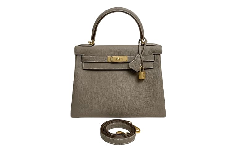 Сумка HERMES Kelly 28 18 Etoupe - изображение 1