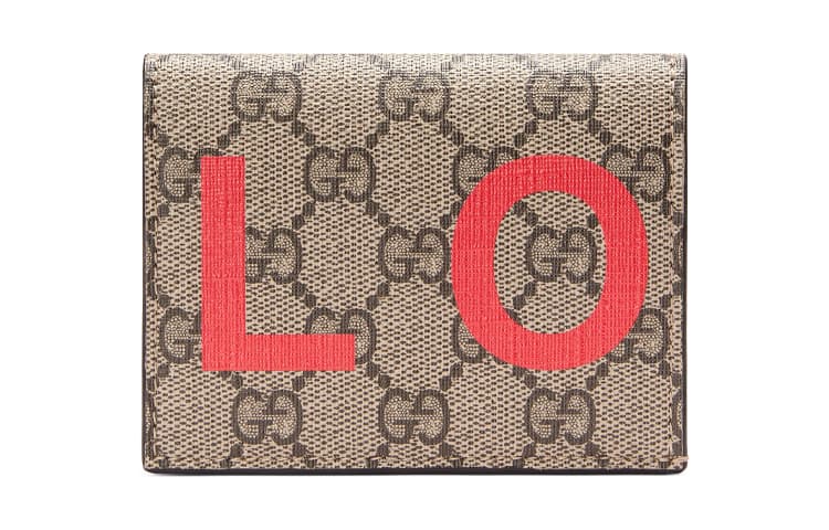 Кошелек Gucci Love Canvas Card Holder - изображение 1